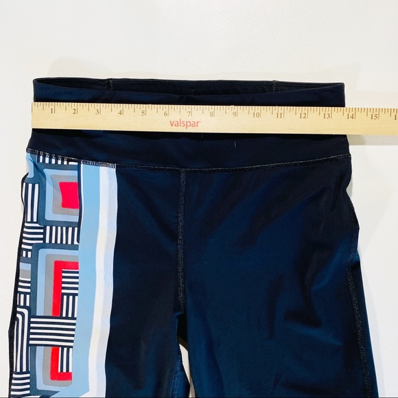 Sweaty Betty Black Geo Print Zero Gravity High-Waisted Crop Leggings, Size Small - Picture 3 of 11